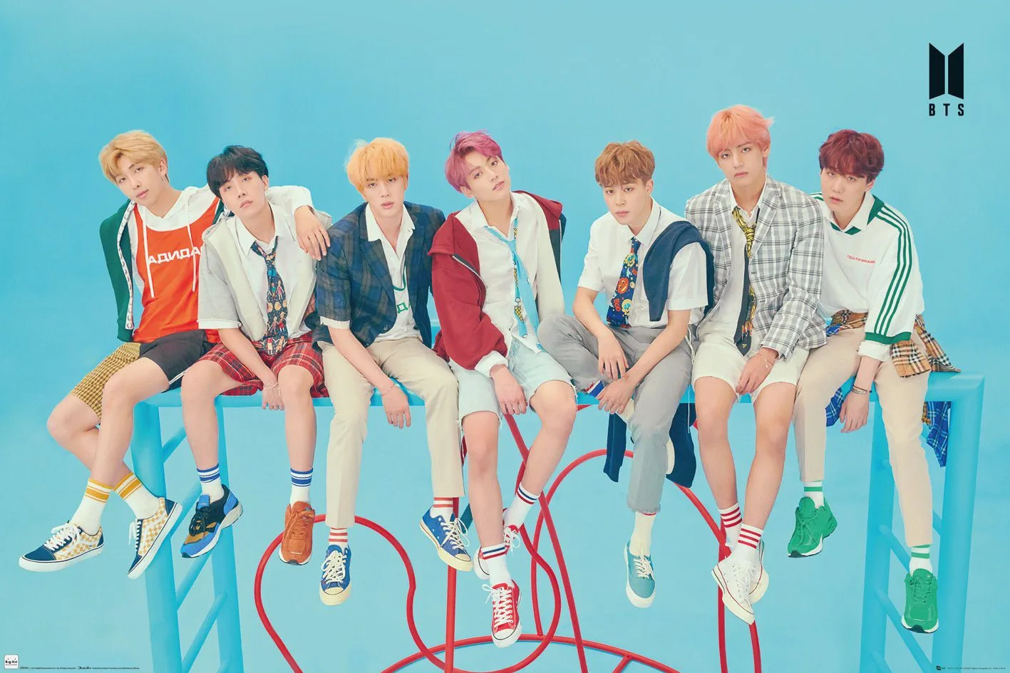 BTS group-blue
