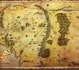 ההוביט-מפה the hobit map