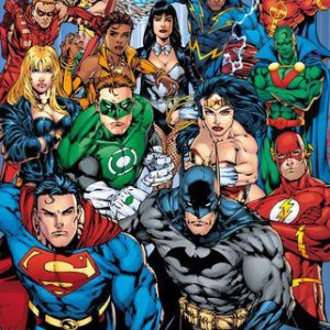 dc comics justice league collage