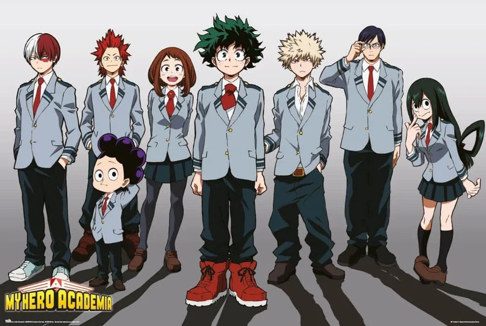 MY HERO ACADEMIA UNIFORM VERSION POSTER