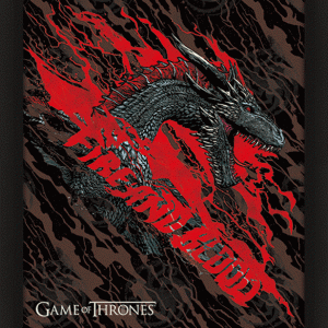 תלת מימד: משחקי הכס (Fire And Blood - Drogon)