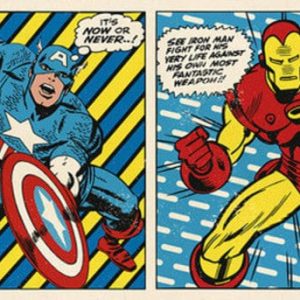 פוסטר דלת: מארוול קומיקס גיבורים