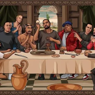 פוסטר הסעודה האחרונה- היפ הופ