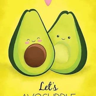 פוסטר אבוקדו - Let's Avocuddle
