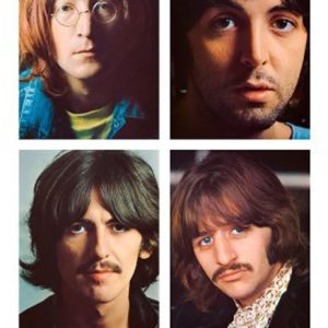 פוסטר הביטלס - אלבום לבן