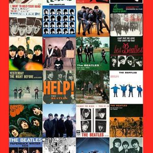 פוסטר הביטלס - קולאז' 1962 - 1966