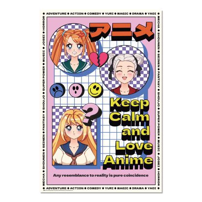 keep calm and love anime