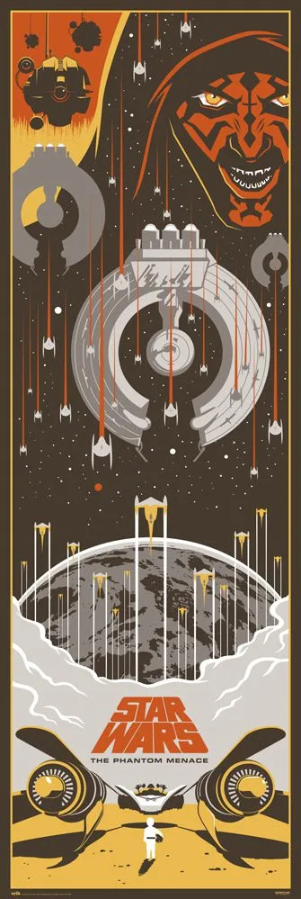 star wars door poster