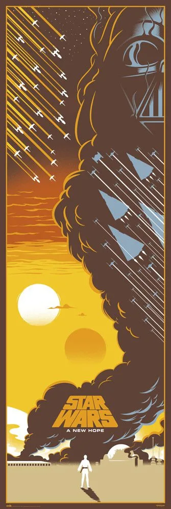 star wars door poster