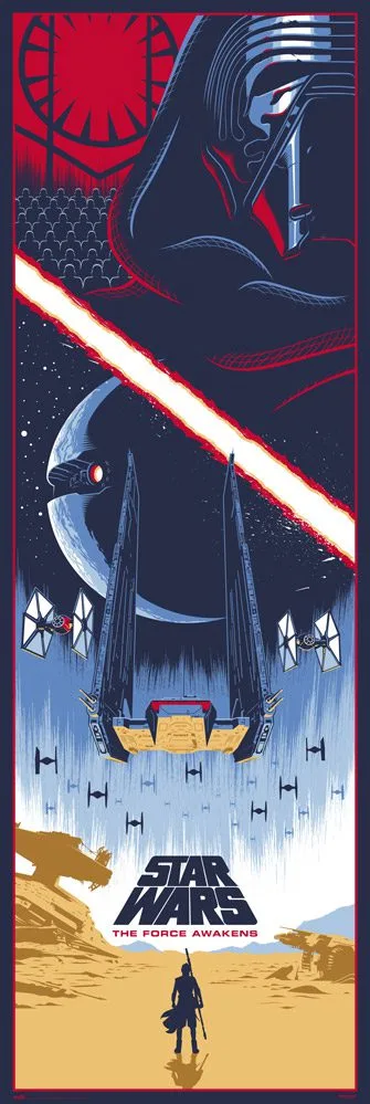 star wars door poster