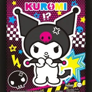 KUROMI (PUNKY) 3D LENTICULAR FRAMED PRINT