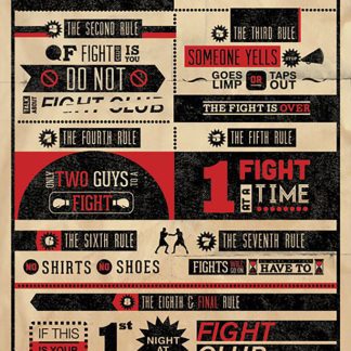 Poster: Fight Club - Rules