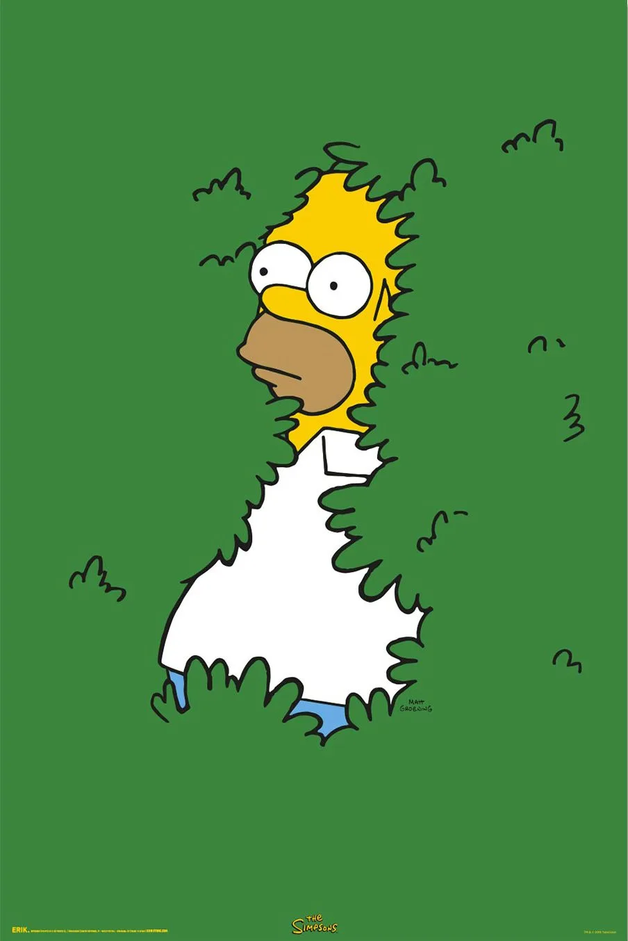 Poster: The Simpsons - Homer Bush