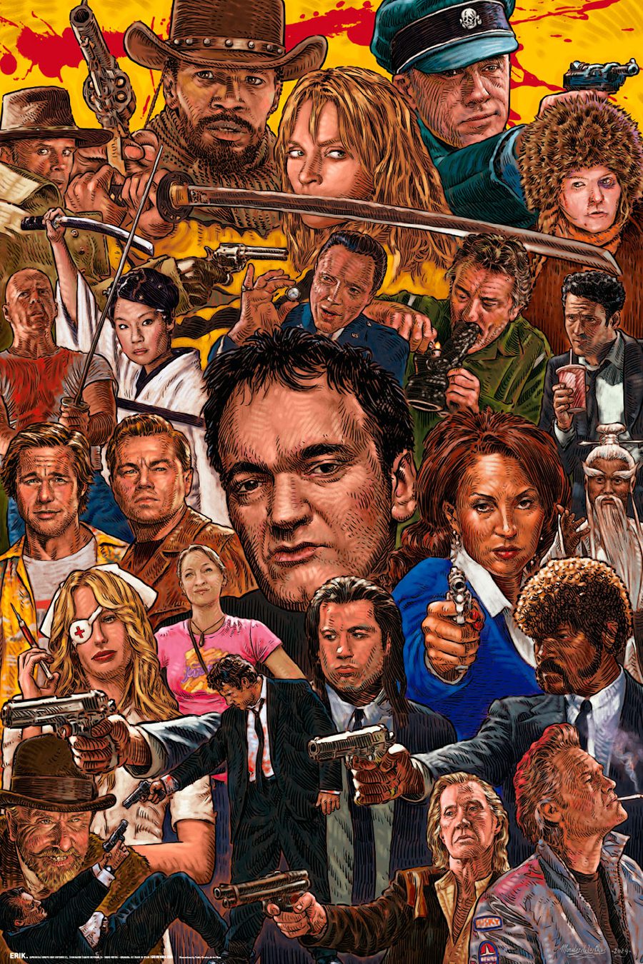 Poster - Tarantino - All Movies