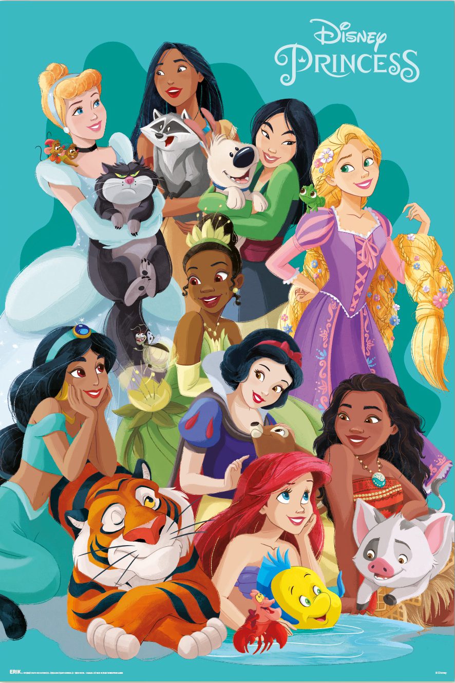 Poster: Disney - Princesses and Pets