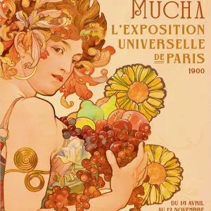 Poster: Alphonse Mucha - F. Champenois