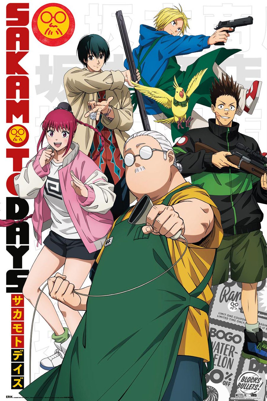 Poster: Sakamoto Days - Characters